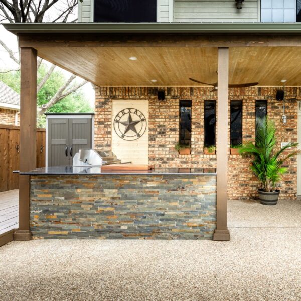 outdoor Texas kitchen